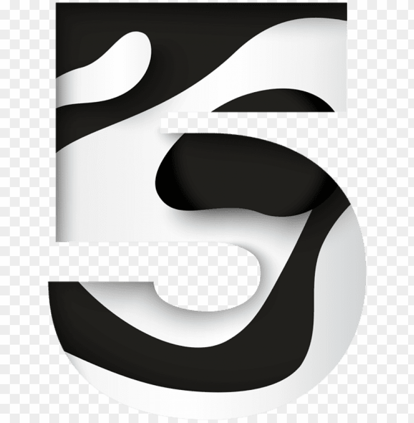 Free download | HD PNG number five black white clipart png photo ...
