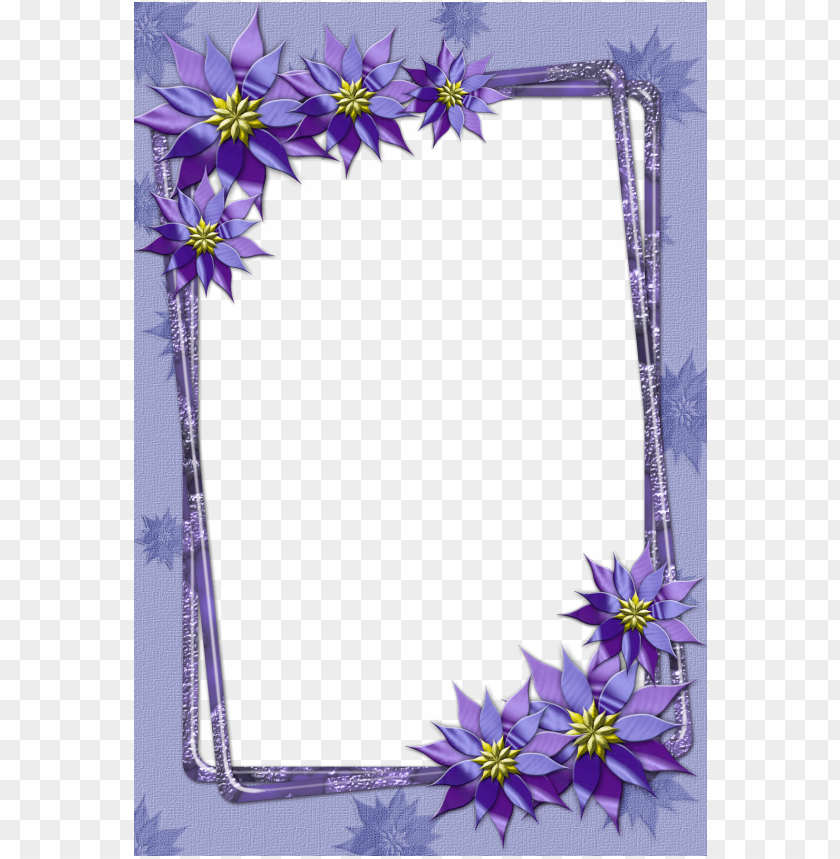 Free Download Hd Png O To Image Purple Flowers Borders And Frames Png Transparent With Clear