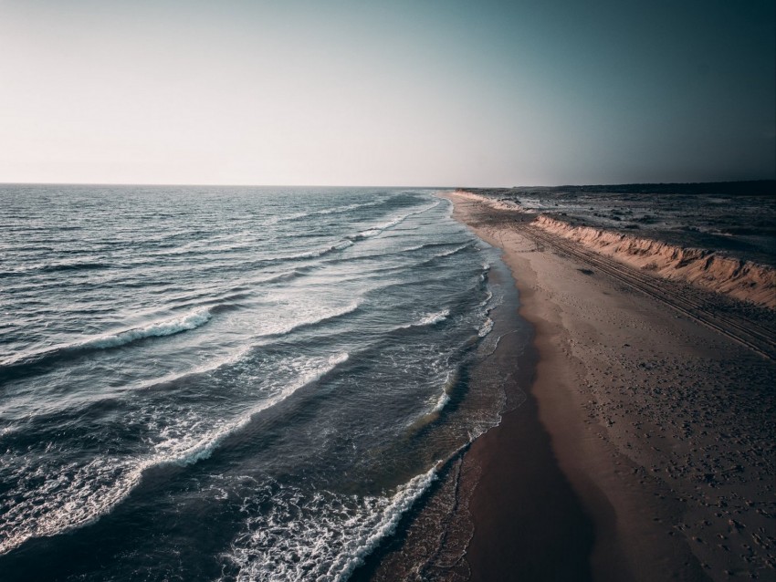 Free download | HD PNG ocean surf coast sea horizon 4k wallpaper | TOPpng
