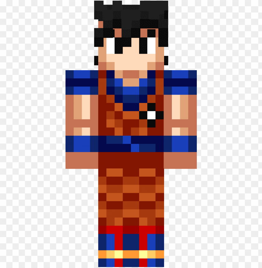 Oku Skin Minecraft Skin Do Goku Para Minecraft Png Image With