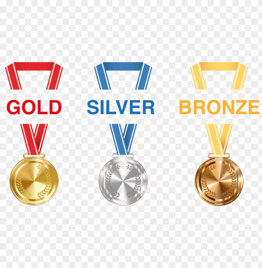 Free Download Hd Png Old Silver And Bronze Medals Png Picture Gold