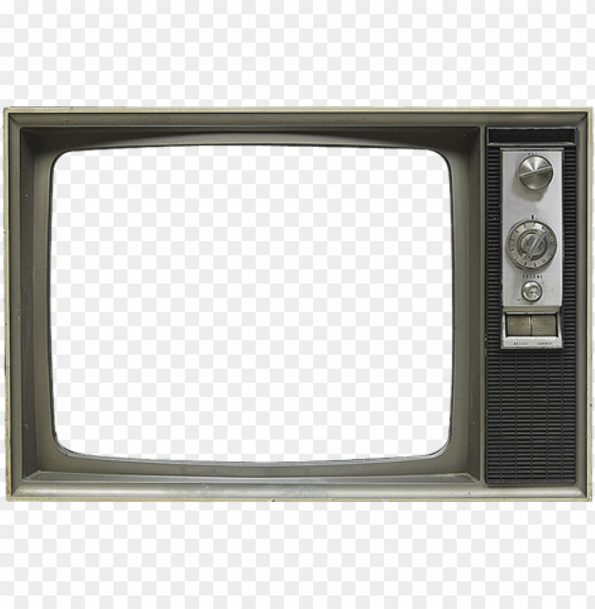 Free download | HD PNG retro black tv set screen isolated | TOPpng
