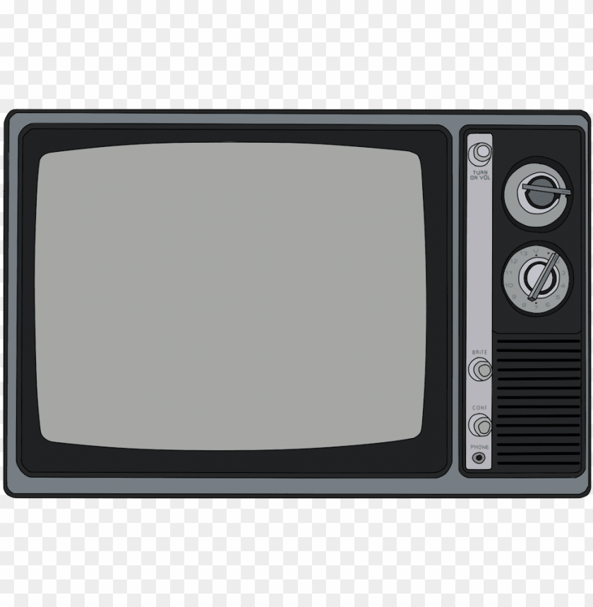 Free download HD PNG ood old black and white tv old tv drawi PNG