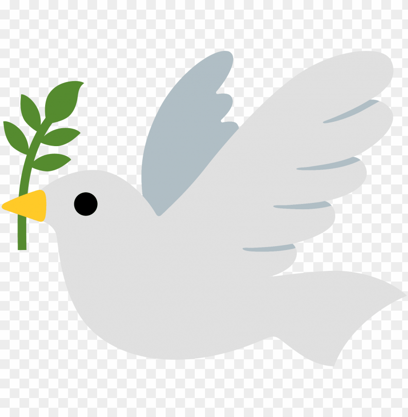 Free download HD PNG open dove of peace emoji PNG