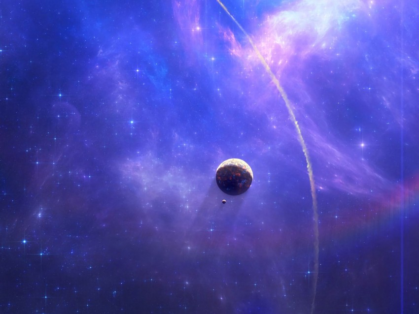 Free download | HD PNG open space nebula planets stars bright shining ...