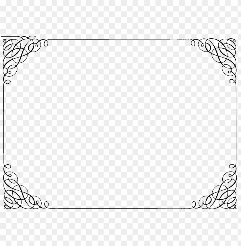 Free download | HD PNG ornate curly border PNG transparent with Clear ...