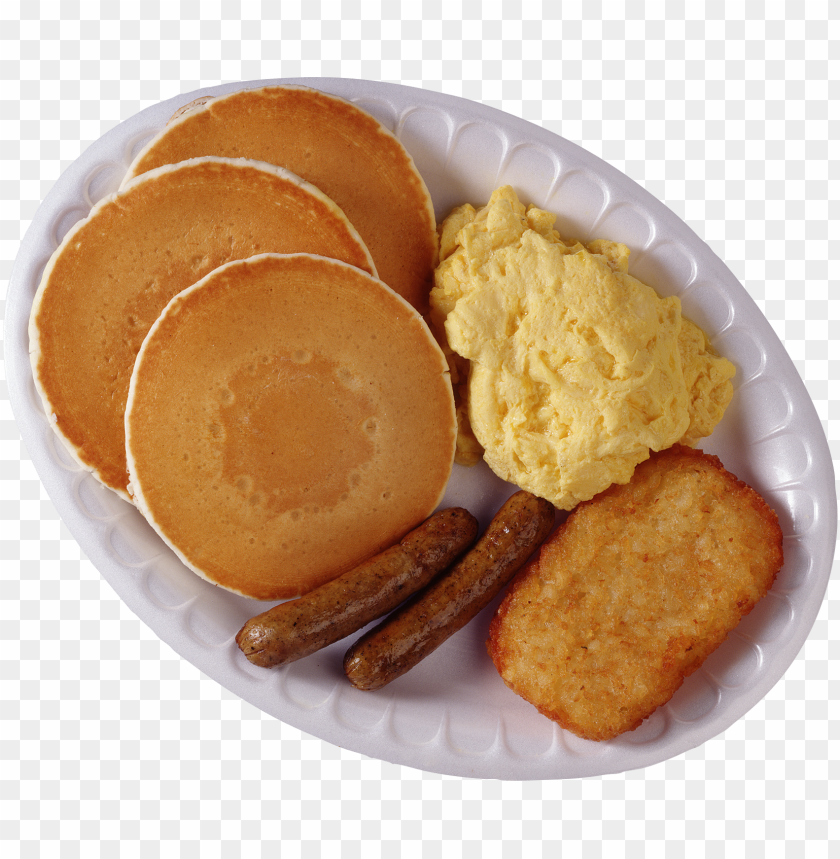 Free download | HD PNG breakfast plate with pancakes and sausage PNG ...
