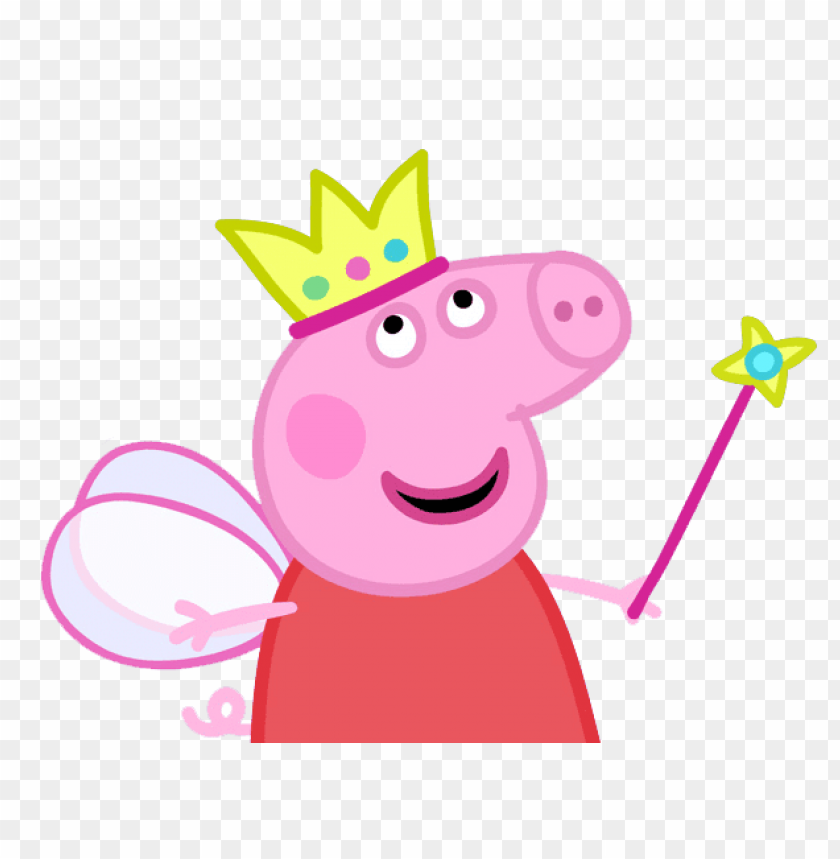Download Peppa Pig Queen Clipart Png Photo Toppng - 
