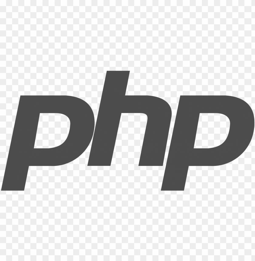 Free download | HD PNG php grey wordmark logo png | TOPpng