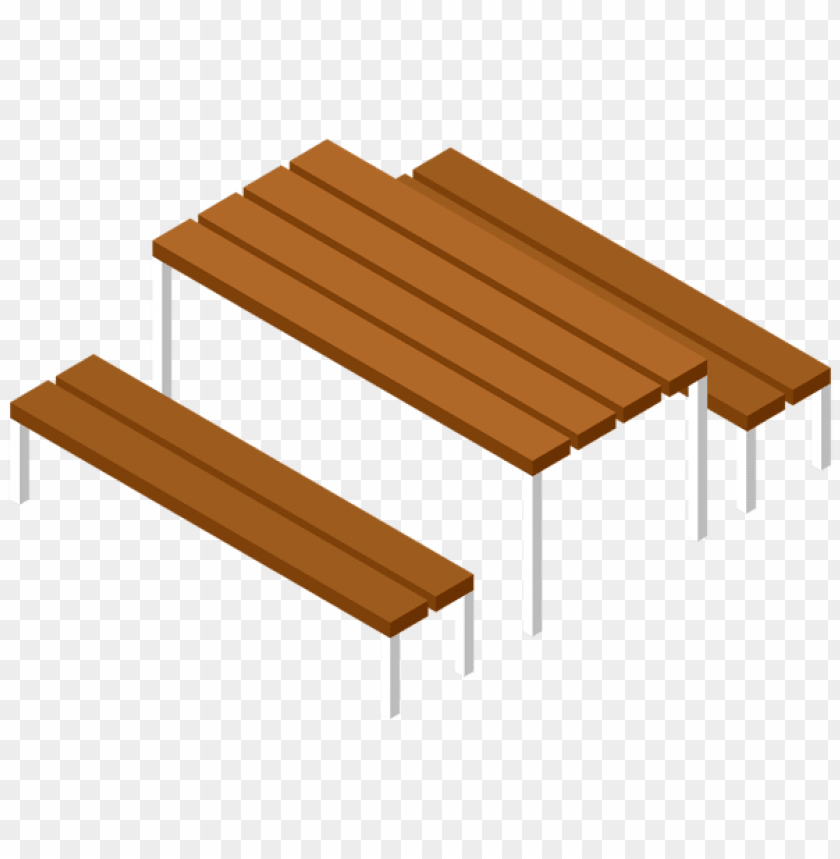 Download Picnic Table And Bench Transparent Clipart Png Photo Toppng