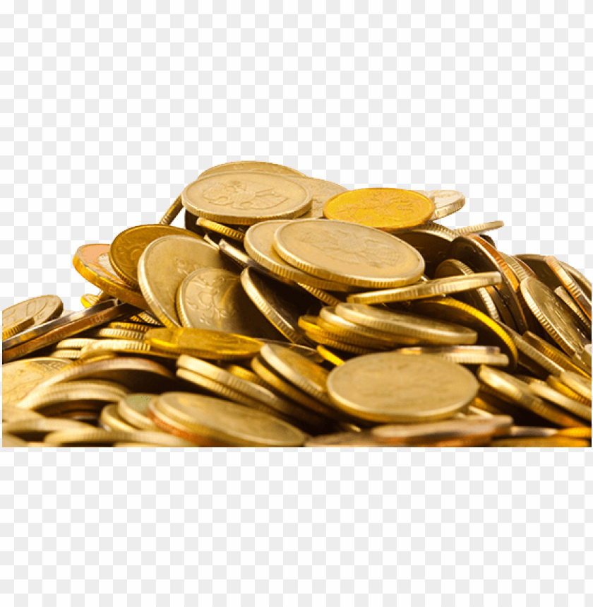 Pile Of Gold Coins Png Png Image With Transparent Background Toppng - gold coins roblox
