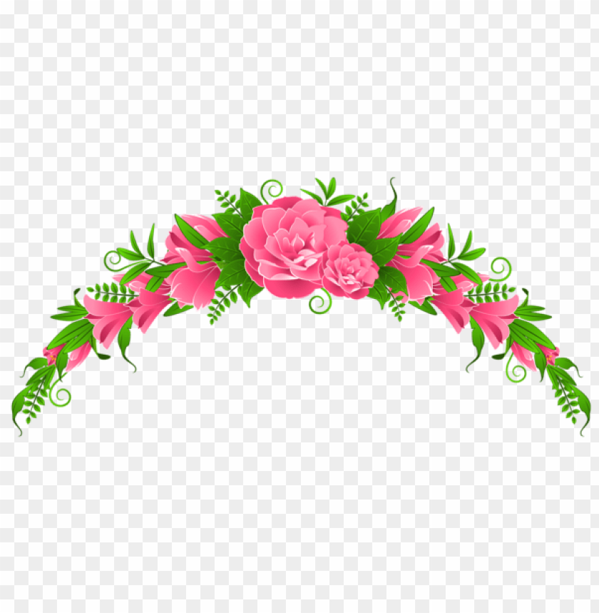 Free download | HD PNG pink flowers and roses element clipart png photo ...