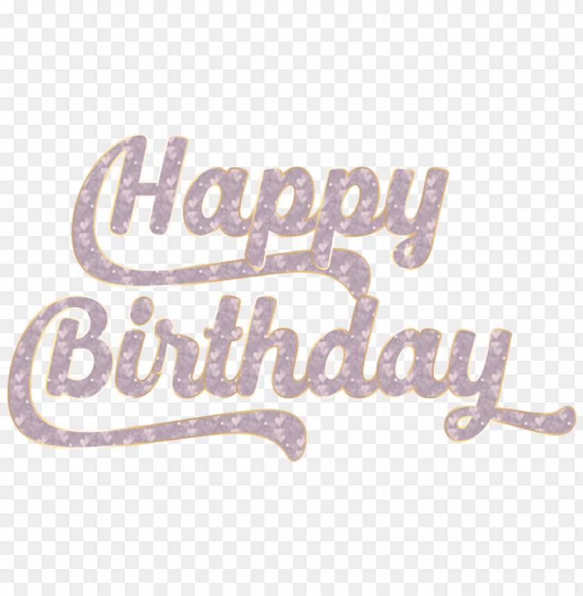 Free download | HD PNG soft pink happy birthday handwritten text png ...