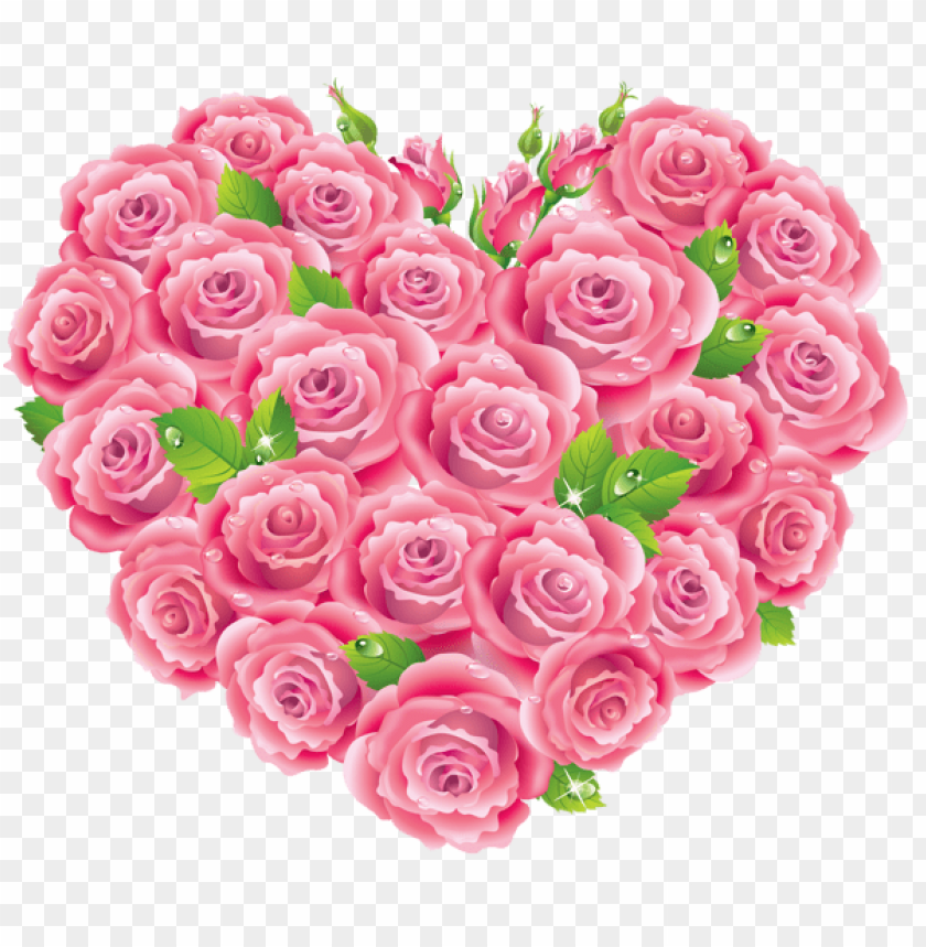 Free download | HD PNG pink roses heart png - Free PNG Images - 39750 ...