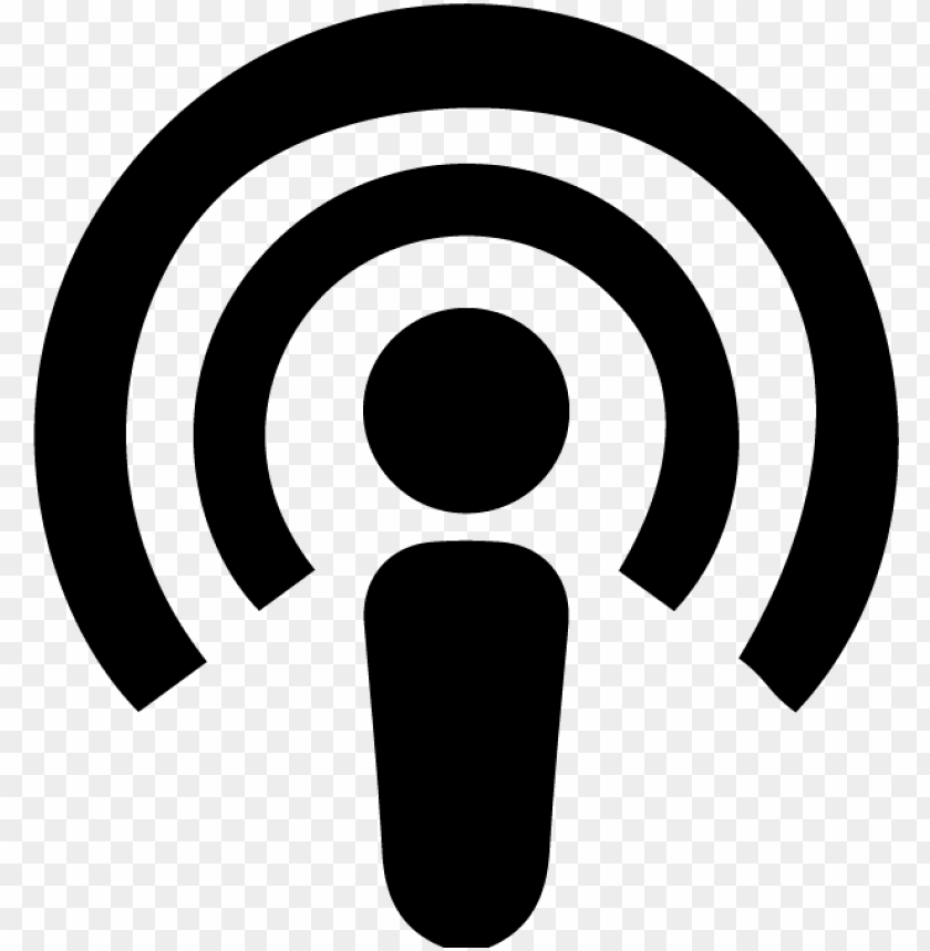 Free download | HD PNG podcast icon podcast icon black and white png ...