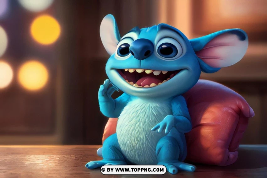 Free download | HD PNG pointing stitch hd wallpaper curious blue ...