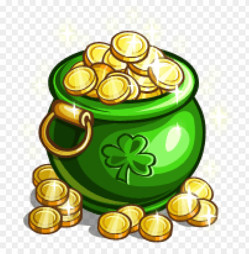 Pot Of Gold Png Png Image With Transparent Background Toppng - pot of gold roblox