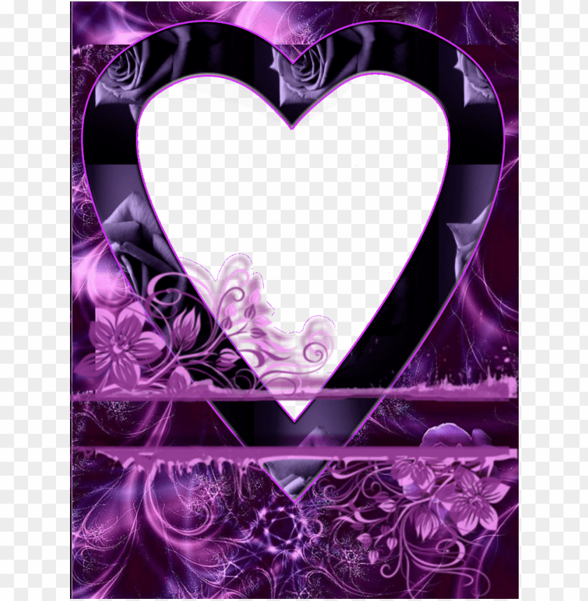 Purple Abstract Heartphoto Frame Background Best Stock Photos Toppng - olf purple roblox