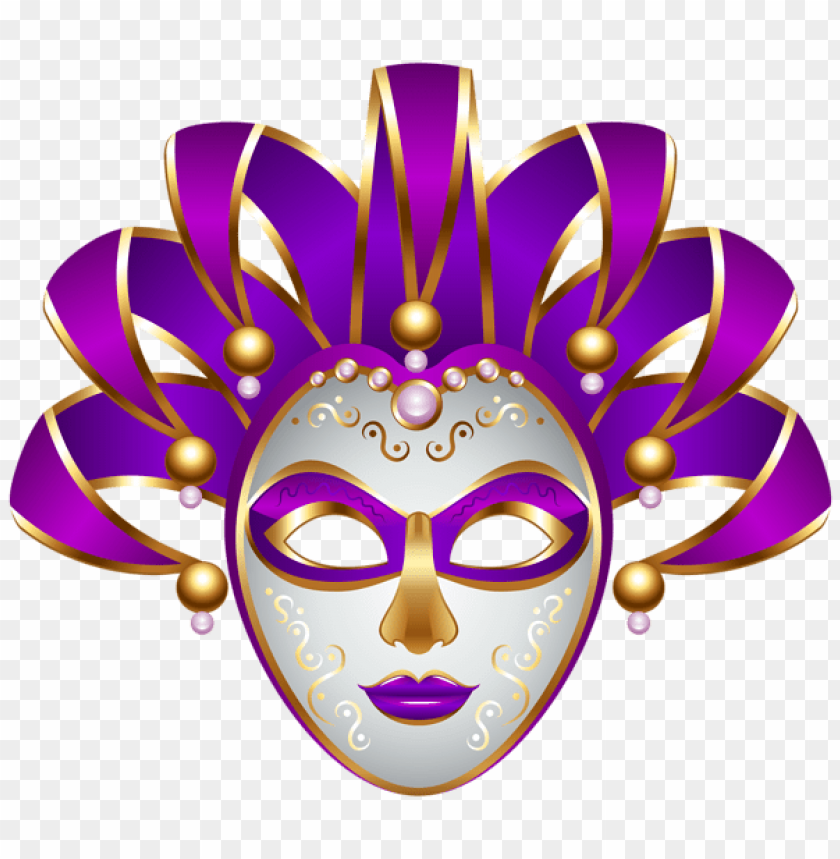 Free download | HD PNG purple carnival mask transparent clipart png ...