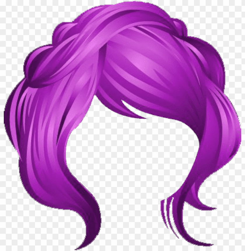 purple hair roblox free hair