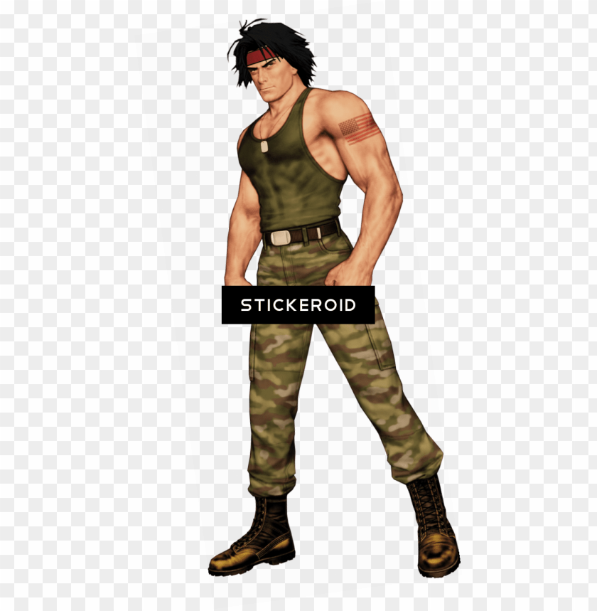 Rambo Actors Heroes Guile Street Fighter Png Image With Transparent Background Toppng - guile shirt roblox