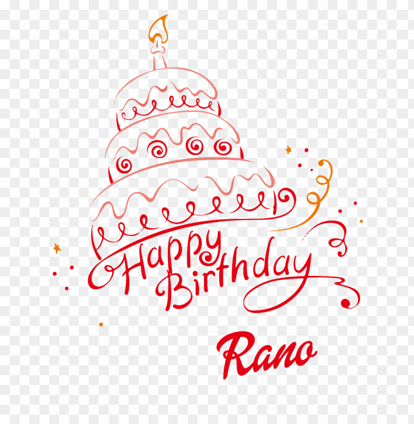 Free download | HD PNG rano happy birthday name png PNG image with no ...