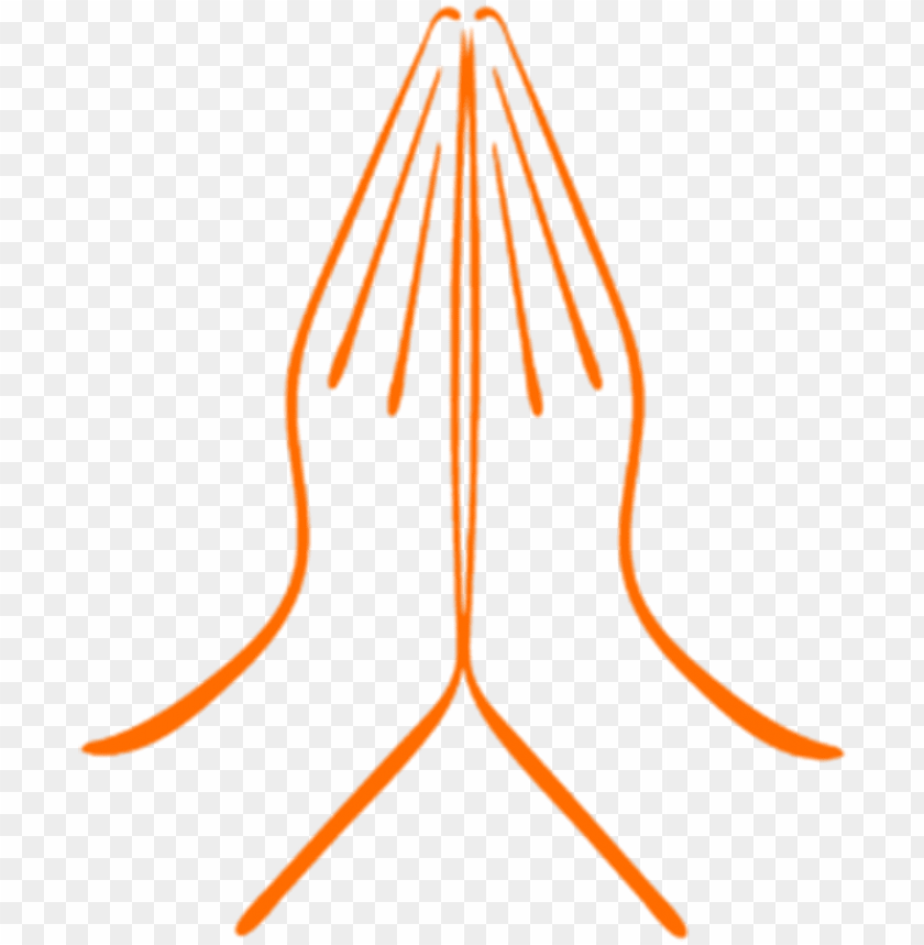Free download HD PNG raying hands yoga logo design png image namaste