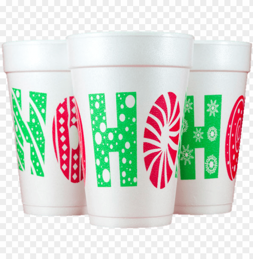 Free download | HD PNG re printed styrofoam cups new ho ho ho PNG ...