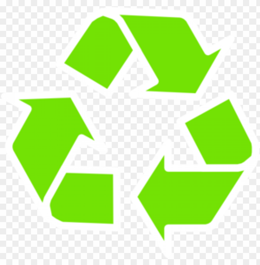 Free Download HD PNG Bright Green Recycle Symbol Png TOPpng