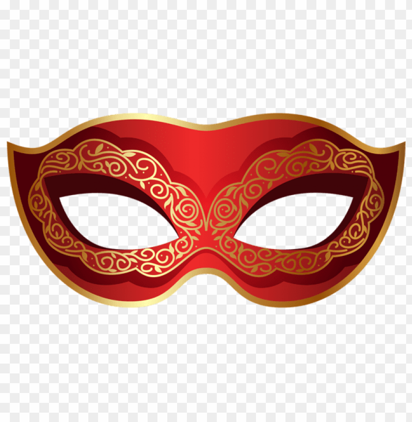 Free download | HD PNG red and gold carnival mask clipart png photo ...
