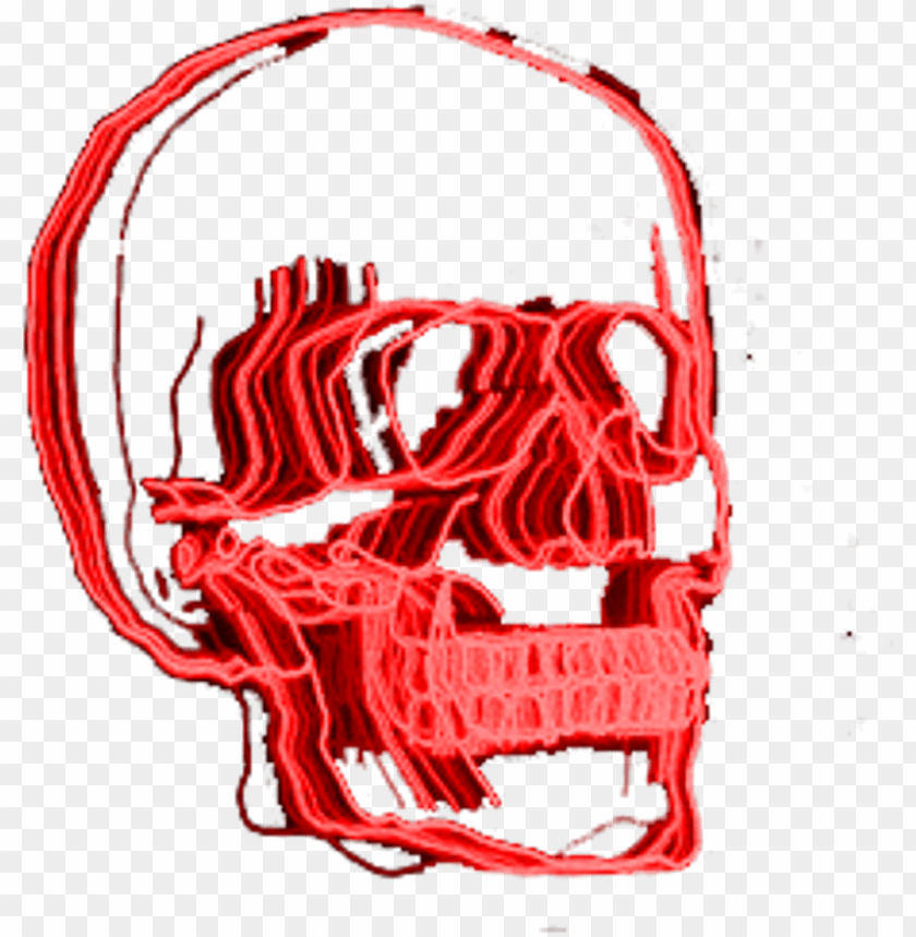 Red Skull Neonlights Neonsigns Aesthetic Aesthetictumbl