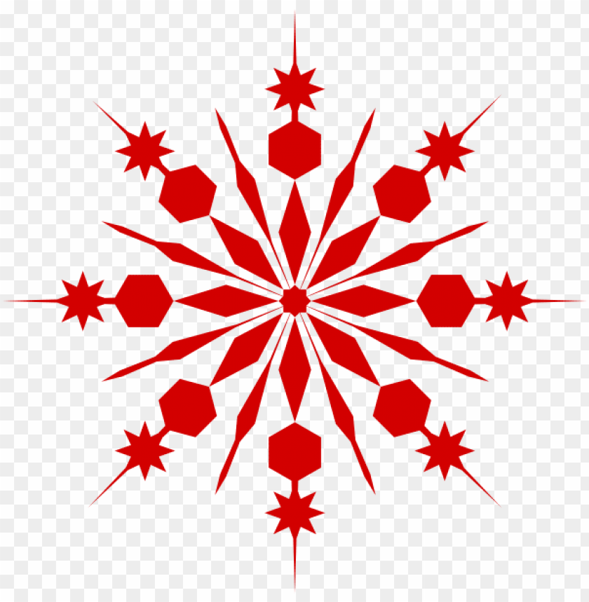 Free download | HD PNG red snowflake transparent background PNG ...