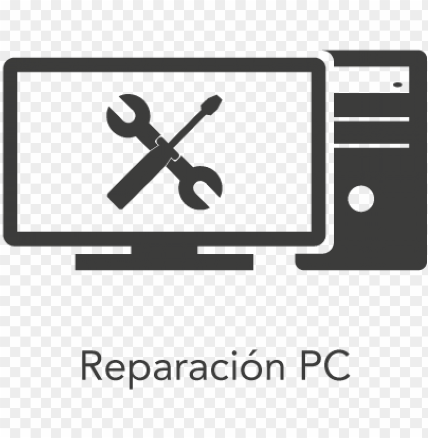 Free download | HD PNG reparación logo mantenimiento de pc PNG ...