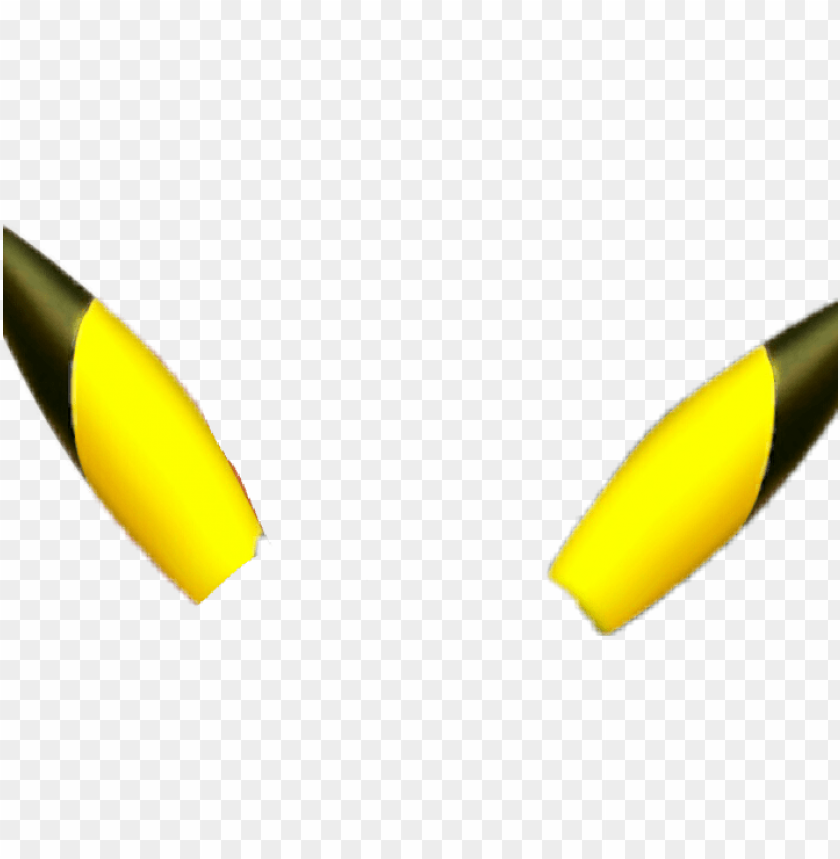 Report Abuse Pikachu Ears Png Image With Transparent Background Toppng - pikachu roblox template