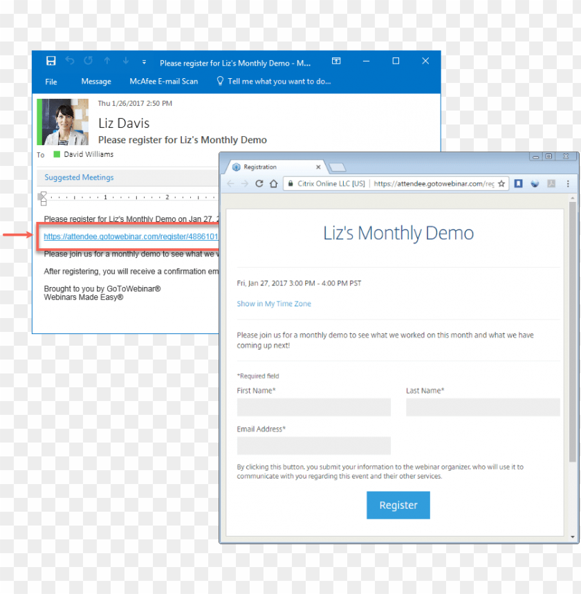 Free download HD PNG return to top gotowebinar sample webinar PNG