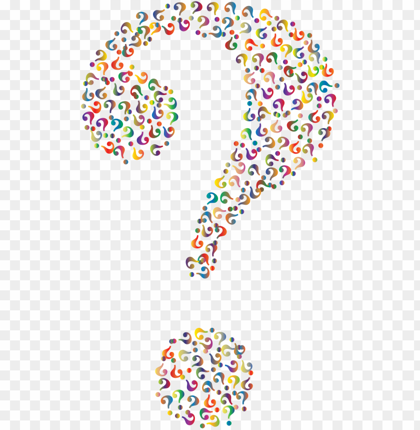 Rismatic Question Mark Fractal Background Png Clipart Transparent Question Mark Png Image With Transparent Background Toppng