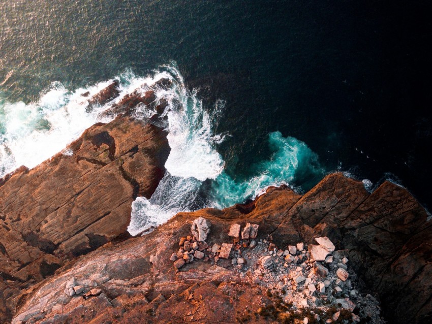 Free download | HD PNG rock sea surf cliff waves foam 4k wallpaper | TOPpng