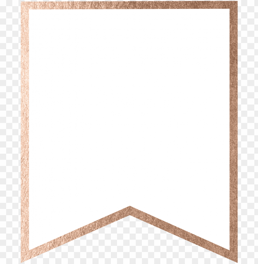 Free download | HD PNG rose gold banner template free printable blank ...