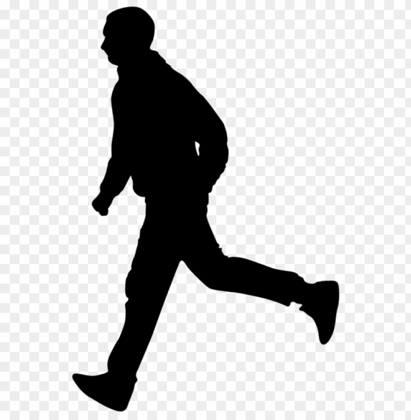Free download HD PNG Transparent running man silhouette PNG Image