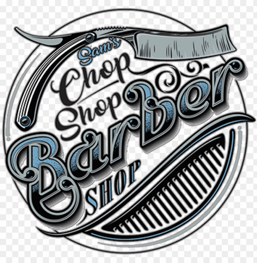 Free download | HD PNG sams chop shop logo barber sho PNG transparent ...