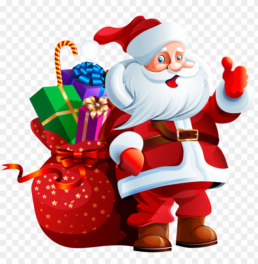 Free download | HD PNG santa claus with big bag clipart png photo ...