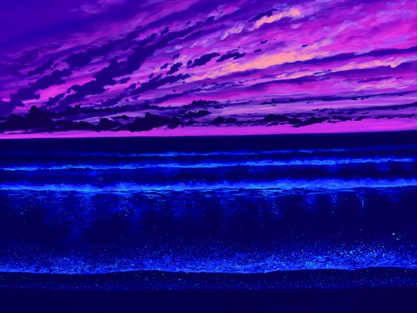 Free download | HD PNG sea horizon art sunset 4k wallpaper | TOPpng