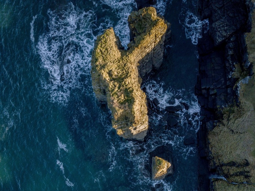 Free download | HD PNG sea rocks aerial view water waves 4k wallpaper ...