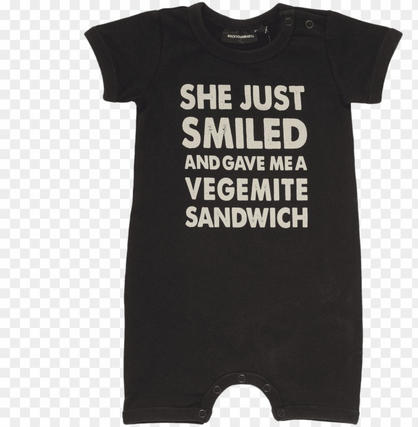 She Just Smiled And Gave Me A Vegemite Sandwich T Shirt Png Image