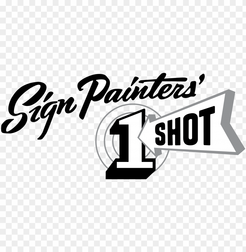 Free download | HD PNG sign painters logo png transparent one shot ...