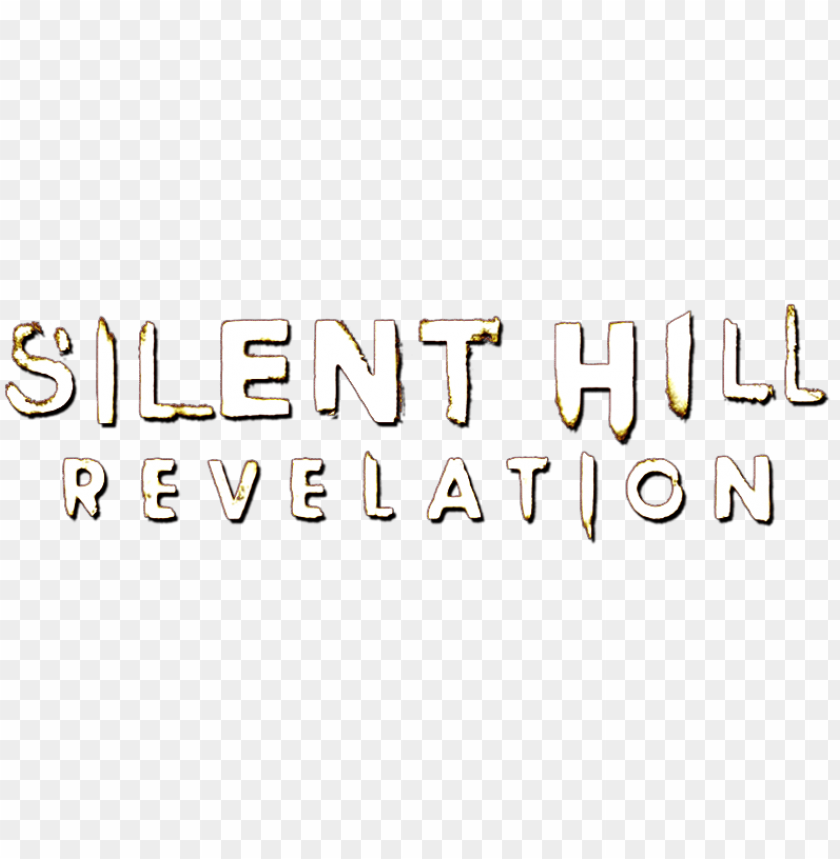 Free download HD PNG silent hill 2 logo png image black and white silent hill revelation logo