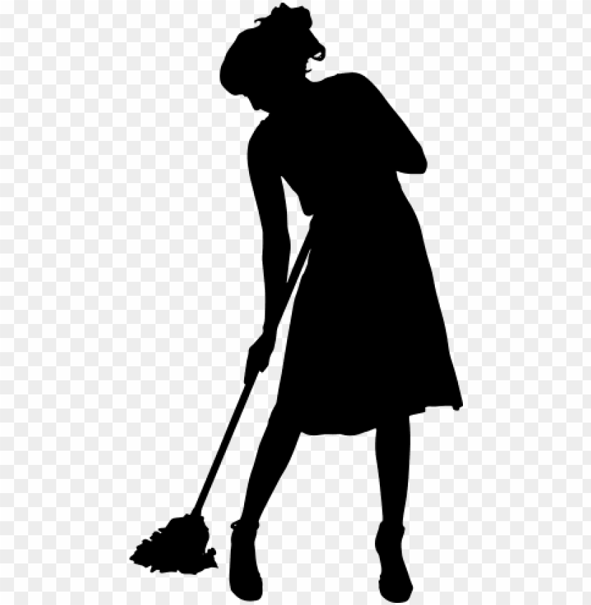 Download silhouette cleaning at getdrawings cleaning silhouette png