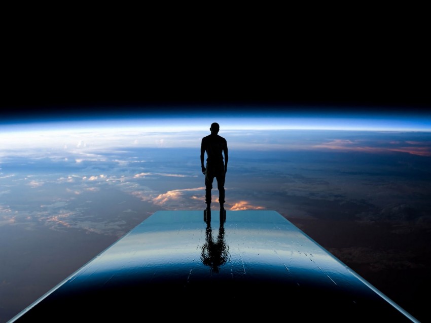 Free download | HD PNG silhouette space planets atmosphere glow view 4k ...