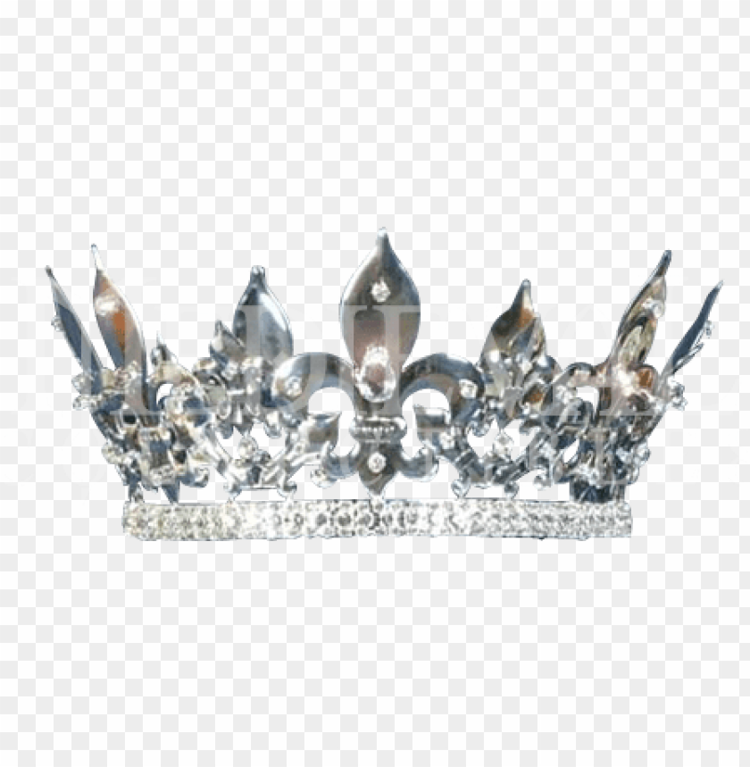 Silver Queen Crown Silver King Crown Png Image With Transparent