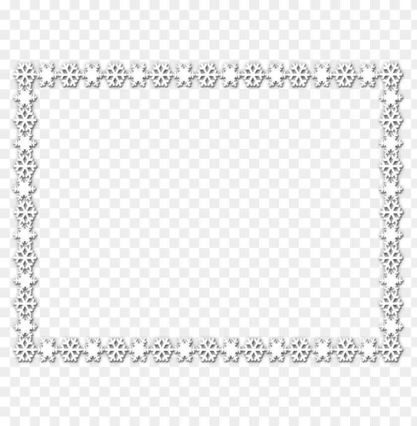 Free download | HD PNG snowflake frame transparent PNG transparent with ...